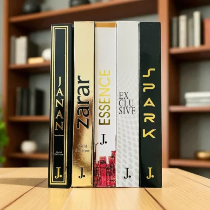 Pack of 5 Pen Perfumes – Zarar, Janan, J., Spark, J. Exclusive